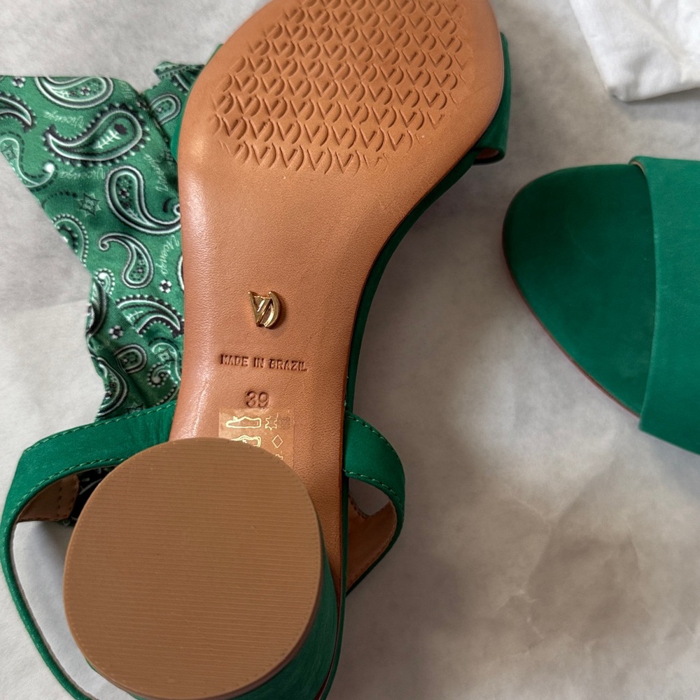 New in Box with dust bag Vicenza Kelly bandana bow heel shoes - Anthropologie - Picture 4 of 9